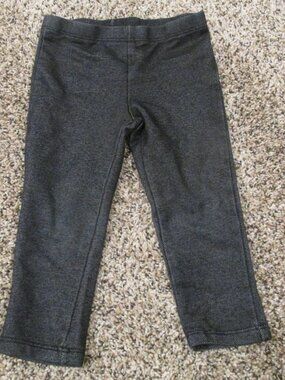 Kids Headquarters Pull On Pants Toddler Girls 2T Black Elastic Casual Joggers